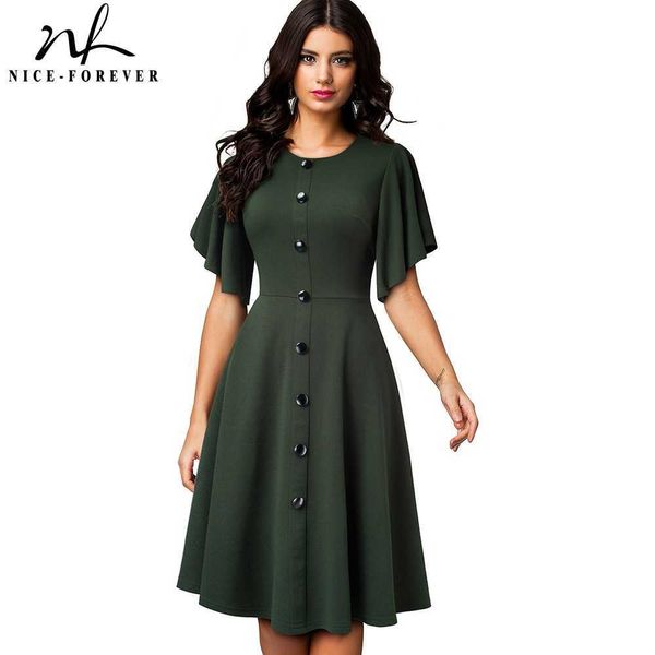 nice-forever summer women solid color elegant peplum sleeve dresses casual flare swing a-line dress a248 210608, Black;gray
nice-forever summer women solid color elegant peplum sleeve dresses casual flare swing a-line dress a248 210608, Black;gray