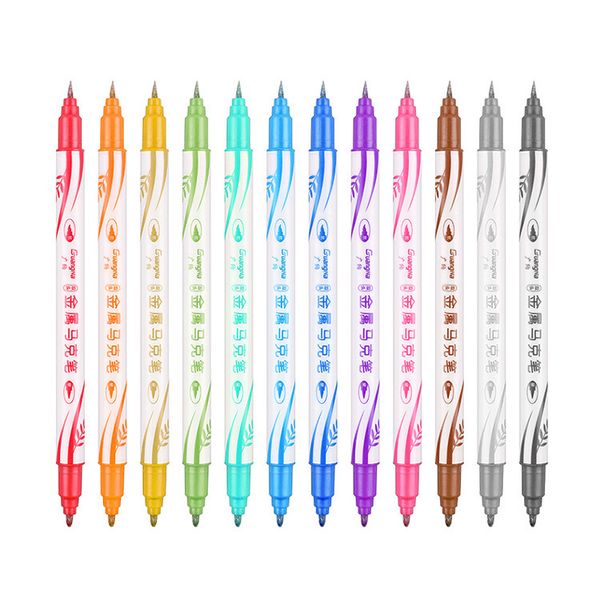 12 Colors Dual Tips Metallic Marker Pearl Color Art Markers Art Metallic Brush Pen Twin Brush Marker Pen Drawing Pen Paint
12 Colors Dual Tips Metallic Marker Pearl Color Art Markers Art Metallic Brush Pen Twin Brush Marker Pen Drawing Pen Paint
