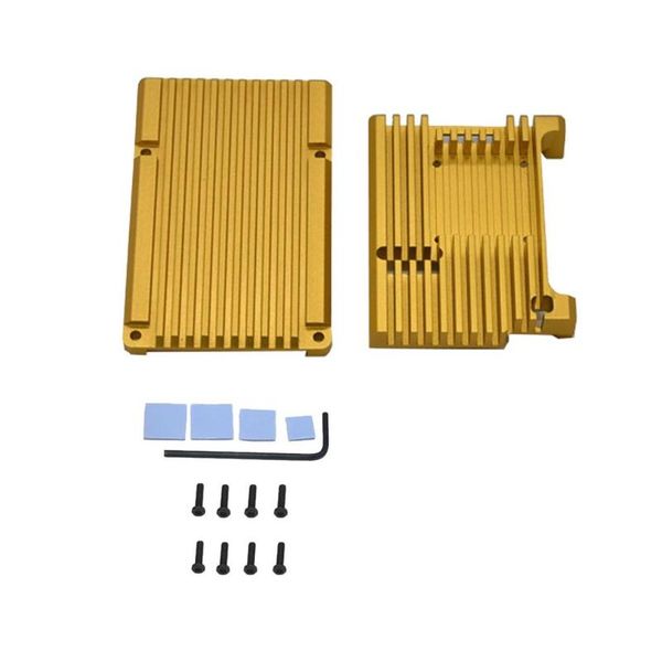 lapcooling pads for raspberry pi 4 model b cnc aluminum alloy case metal armor shell with heat sinks 4b-no fans
lapcooling pads for raspberry pi 4 model b cnc aluminum alloy case metal armor shell with heat sinks 4b-no fans