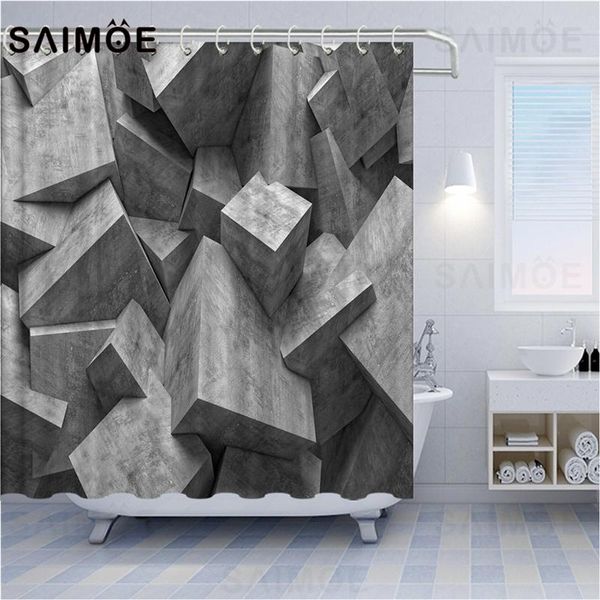 gray cement wall shower curtain 3d geometric stone ramparts brick bath curtains for bathroom waterproof fabric home decoration
gray cement wall shower curtain 3d geometric stone ramparts brick bath curtains for bathroom waterproof fabric home decoration
