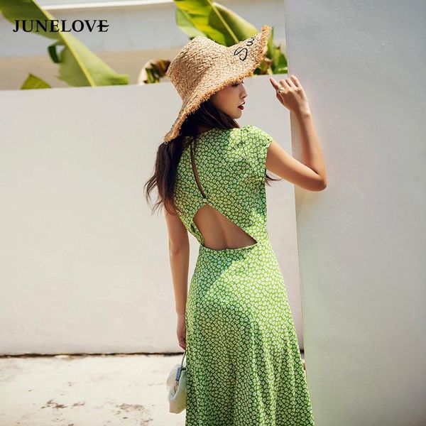 party dresses junelove women summer backless midi dress vintage print floral split boho casual holiday lady beach vestidos, White;black
party dresses junelove women summer backless midi dress vintage print floral split boho casual holiday lady beach vestidos, White;black