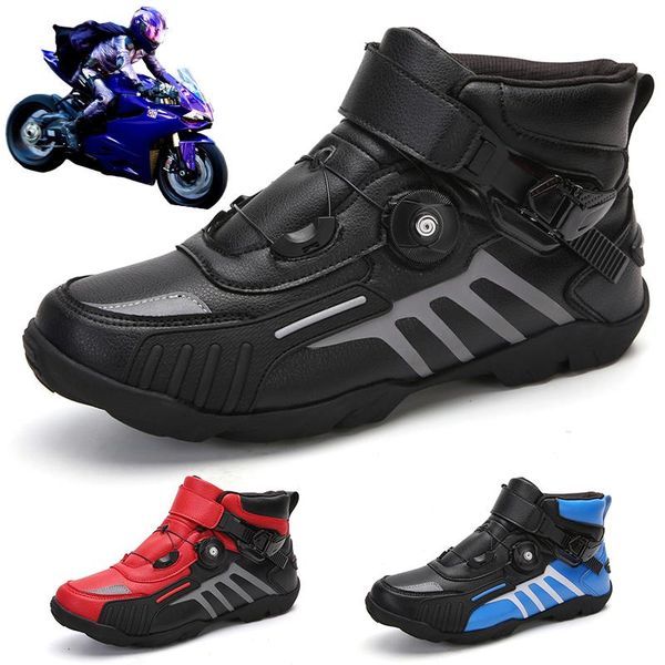cycling footwear motorcycle boots men's outdoor non-slip shoes professional racing street off-road travel, Black
cycling footwear motorcycle boots men's outdoor non-slip shoes professional racing street off-road travel, Black