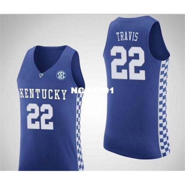 21s kentucky wildcats reid travis #22 college real embroidery jersey size s-4xl or custom any name or number jersey, Black
21s kentucky wildcats reid travis #22 college real embroidery jersey size s-4xl or custom any name or number jersey, Black