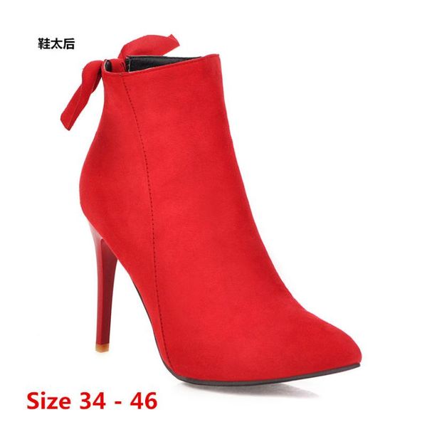 boots woman high heel heels for women shoes spring autumn ankle booties female small big size 34 - 46, Black
boots woman high heel heels for women shoes spring autumn ankle booties female small big size 34 - 46, Black