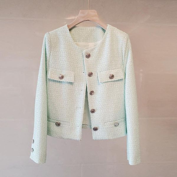 women's jackets fall winter french vintage small fragrance sequin woolen short coat women slim tweed jacket ladies crop out, Black;brown
women's jackets fall winter french vintage small fragrance sequin woolen short coat women slim tweed jacket ladies crop out, Black;brown