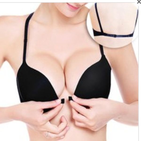 glossy selling thin bottom thick gathered front button back underwear multicolor simple bra, Red;black
glossy selling thin bottom thick gathered front button back underwear multicolor simple bra, Red;black