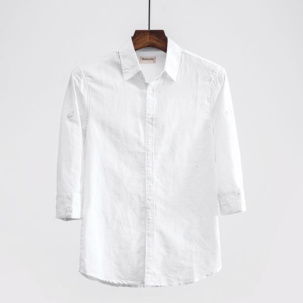 2021 new korean style men's three-quarter sleeve linen men casual square collar mens shirt cotton and flax slim shirts male camisa 4tm9, White
2021 new korean style men's three-quarter sleeve linen men casual square collar mens shirt cotton and flax slim shirts male camisa 4tm9, White