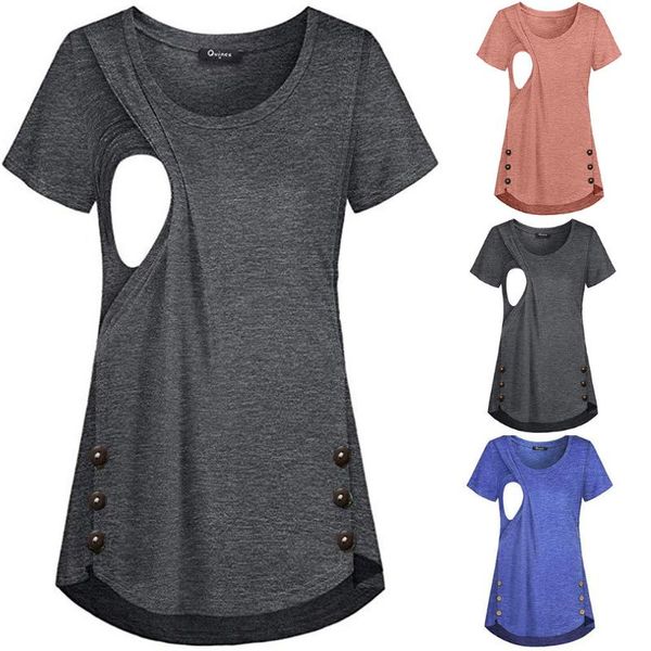 maternity & tees telotuny women mom pregnant short sleeve blouse t-shirt button breastfeeding nursing baby summer shirt, White
maternity & tees telotuny women mom pregnant short sleeve blouse t-shirt button breastfeeding nursing baby summer shirt, White