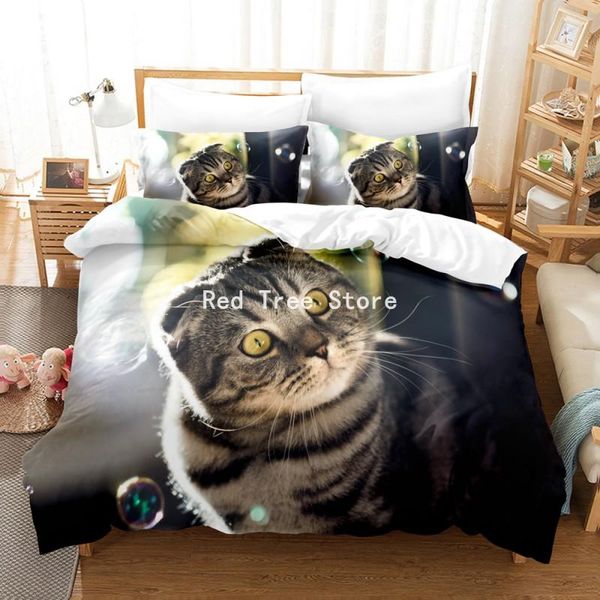 bedding sets 3d scottish fold cat set 2/3pcs animal printed microfiber quilt duvet cover with pillowcase single double size no sheet
bedding sets 3d scottish fold cat set 2/3pcs animal printed microfiber quilt duvet cover with pillowcase single double size no sheet