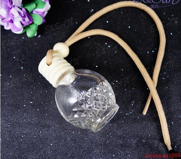 100pcs 12ml spherical bottom diamond pattern perfume bottle glass car pendant boutique car linked
100pcs 12ml spherical bottom diamond pattern perfume bottle glass car pendant boutique car linked