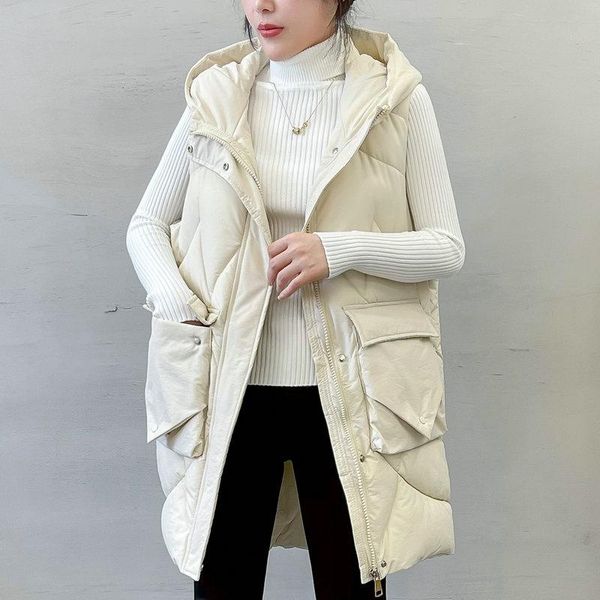 women's vests fashion hooded parkas clothing autumn winter jackets coats 2022 down cotton vest loose plus size wasitcoats d771, Black;white
women's vests fashion hooded parkas clothing autumn winter jackets coats 2022 down cotton vest loose plus size wasitcoats d771, Black;white