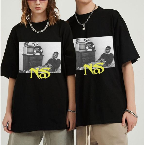 men's t-shirts rapper nas illmatic fashion style couple cassic comfortable t-shirt oversized women men classic loose tshirt, White;black
men's t-shirts rapper nas illmatic fashion style couple cassic comfortable t-shirt oversized women men classic loose tshirt, White;black