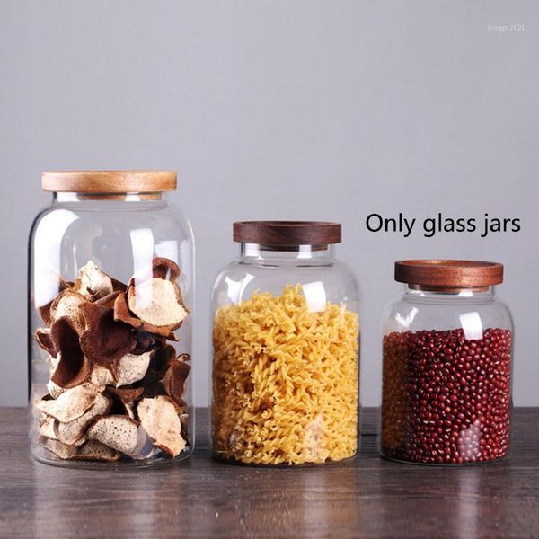 storage bottles & jars large capacity household glass jar sealed with wooden lid kitchen grain bean candy container zpt5
storage bottles & jars large capacity household glass jar sealed with wooden lid kitchen grain bean candy container zpt5