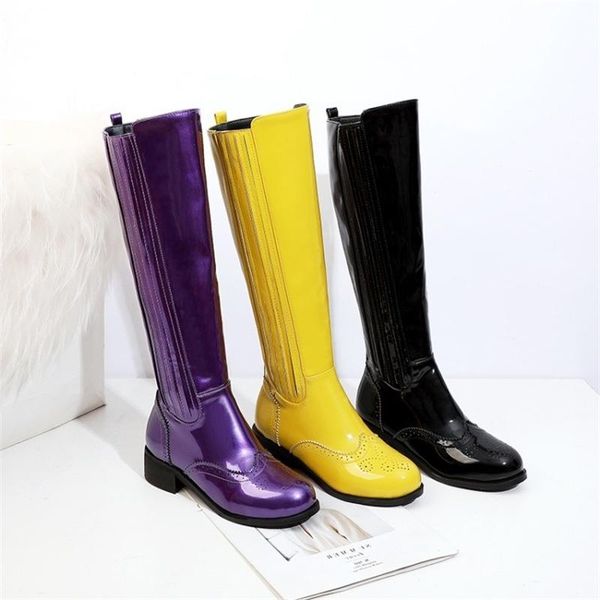 boots high patent leather flat bottom large 40-43 chengdu, Black
boots high patent leather flat bottom large 40-43 chengdu, Black