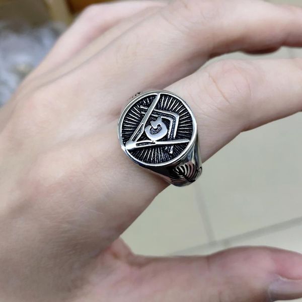 cluster rings retro mason ason masonic symbols g templar for men punk cool master men's signet ring male gifts wholesale, Golden;silver
cluster rings retro mason ason masonic symbols g templar for men punk cool master men's signet ring male gifts wholesale, Golden;silver