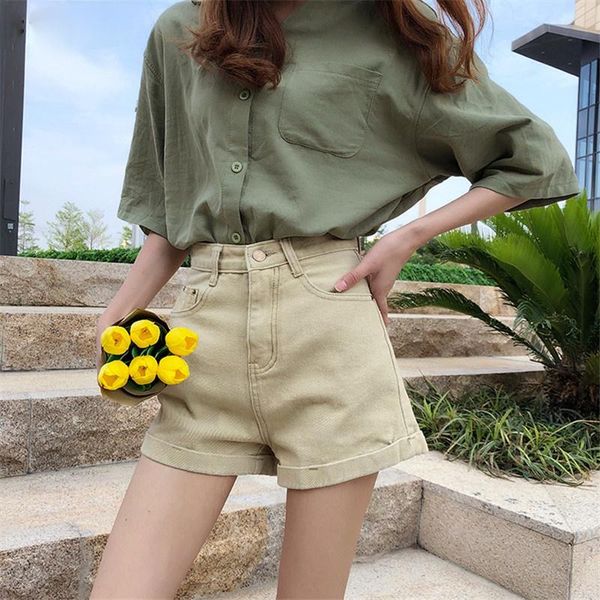 women's shorts women retro summer trendy high slim solid short daily fashion ladies zipper crimping denim comfortable clothes, White;black
women's shorts women retro summer trendy high slim solid short daily fashion ladies zipper crimping denim comfortable clothes, White;black