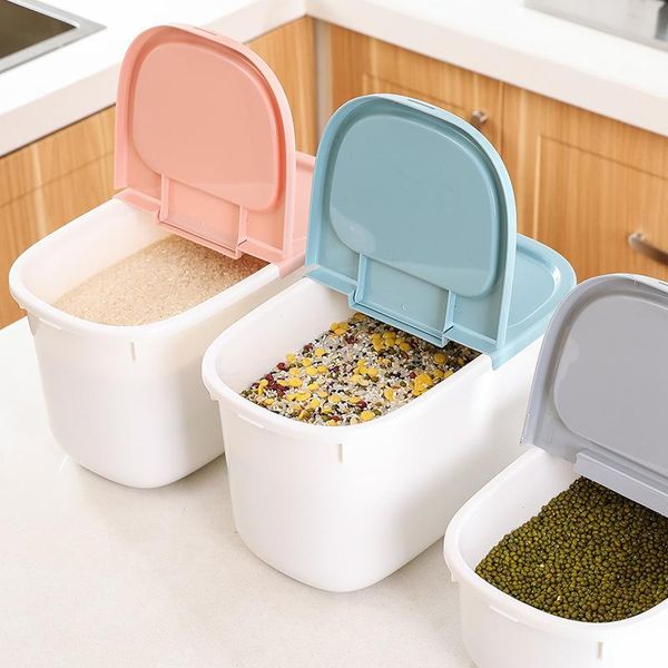 storage bottles & jars plastic 4/8kg rice grain box sealed moisture-proof large pet container mildew anti-oxidation
storage bottles & jars plastic 4/8kg rice grain box sealed moisture-proof large pet container mildew anti-oxidation