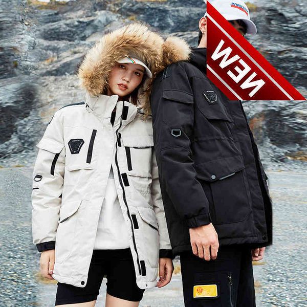 -30 degree snow cold winter white duck down jacket men korean fashion fur hooded windbreaker thicken warm parka coat, Black
-30 degree snow cold winter white duck down jacket men korean fashion fur hooded windbreaker thicken warm parka coat, Black