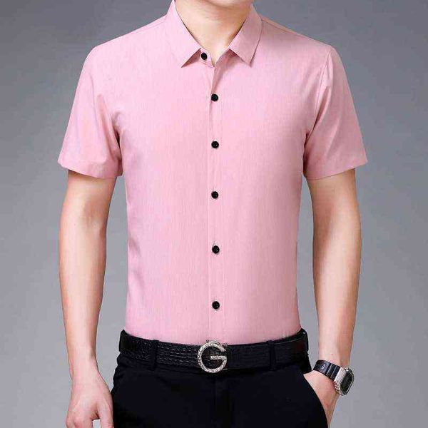 young cotton short sleeve shirt summer solid color slim fit busins shirt simple work cloth profsional men's drs, White;black
young cotton short sleeve shirt summer solid color slim fit busins shirt simple work cloth profsional men's drs, White;black