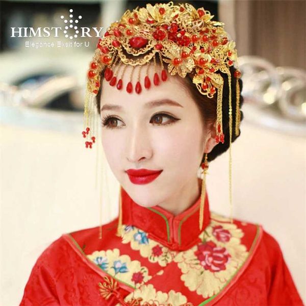 himstory vintage chinese style classical jewelry traditional bridal headdress wedding hair accessory gilding coronet headwear 211019, Silver
himstory vintage chinese style classical jewelry traditional bridal headdress wedding hair accessory gilding coronet headwear 211019, Silver