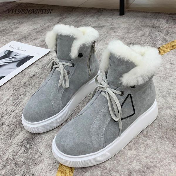 boots designer women shoes 2021winter plus velvet warm snow cow suede real wool lining lace-up round toe, Black
boots designer women shoes 2021winter plus velvet warm snow cow suede real wool lining lace-up round toe, Black