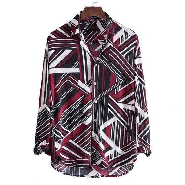 men shirt long sleeve printed cotton blend turn down collar buttons streetwear for spring/autumn male beach printing shirt, White;black
men shirt long sleeve printed cotton blend turn down collar buttons streetwear for spring/autumn male beach printing shirt, White;black