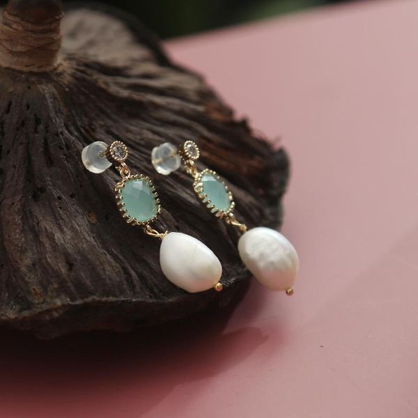 dangle & chandelier green purple natural freshwater white pearl earring for women light blue crystal korean charm fashion jewelry, Silver
dangle & chandelier green purple natural freshwater white pearl earring for women light blue crystal korean charm fashion jewelry, Silver