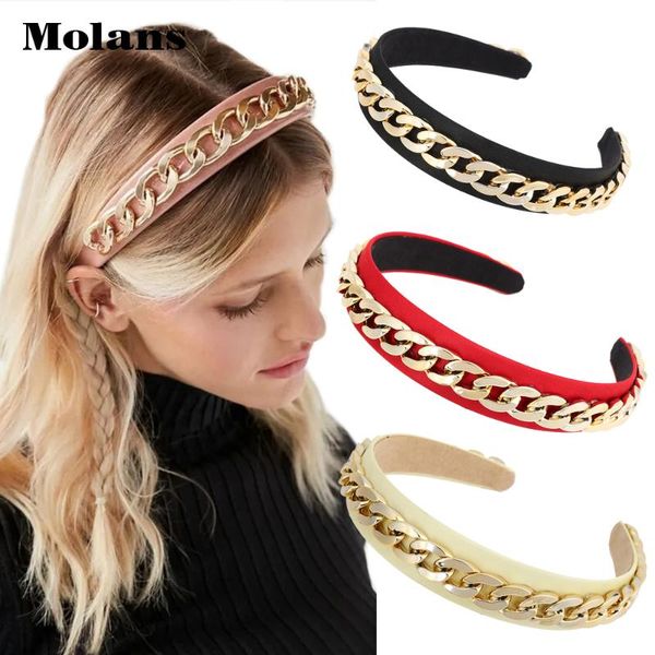 hair accessories molans black headband alloy chain hairband head bezel solid color wide turban hoop for women
hair accessories molans black headband alloy chain hairband head bezel solid color wide turban hoop for women