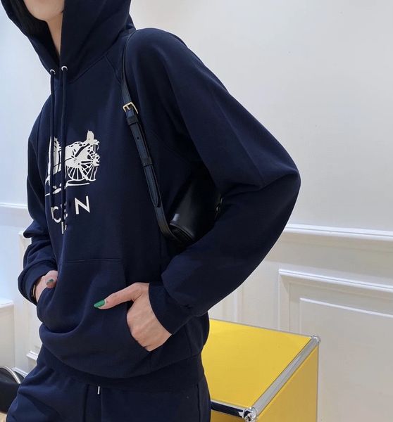 brand hoodie early autumn new ce carriage letter printing casual loose hooded pullover parisian style sweater for men and women, Black
brand hoodie early autumn new ce carriage letter printing casual loose hooded pullover parisian style sweater for men and women, Black