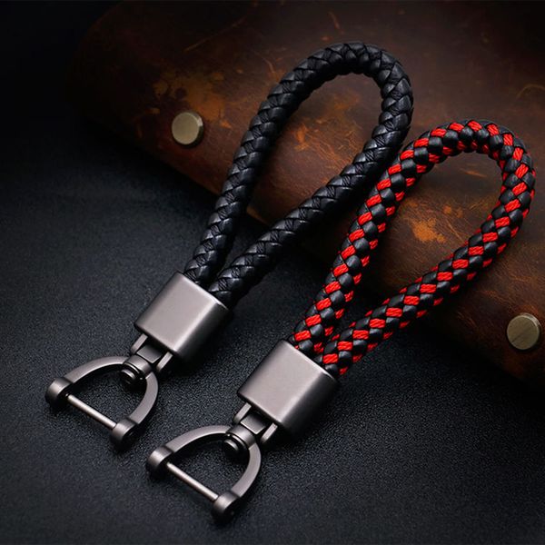 hand woven leather car key chain, 360 degree swivel horseshoe buckle, jewelry, chain bracket, real bag pendant, Silver
hand woven leather car key chain, 360 degree swivel horseshoe buckle, jewelry, chain bracket, real bag pendant, Silver