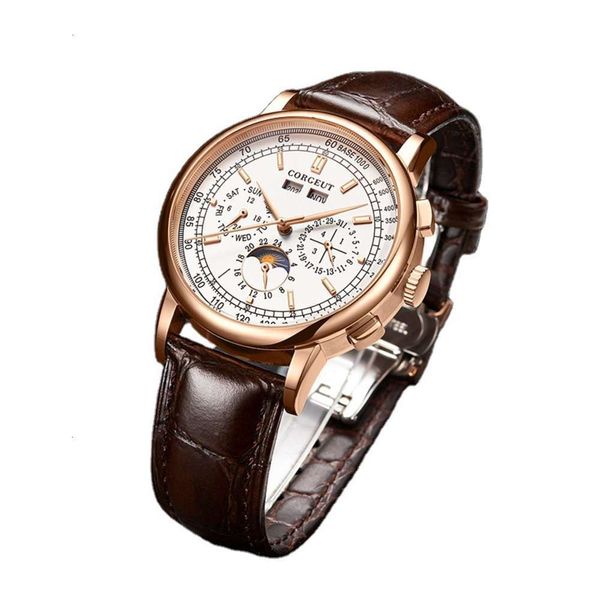 waterproof lunar corgeut calendar automatic mechanical men's business leisure watch factory sales, Slivery;brown
waterproof lunar corgeut calendar automatic mechanical men's business leisure watch factory sales, Slivery;brown