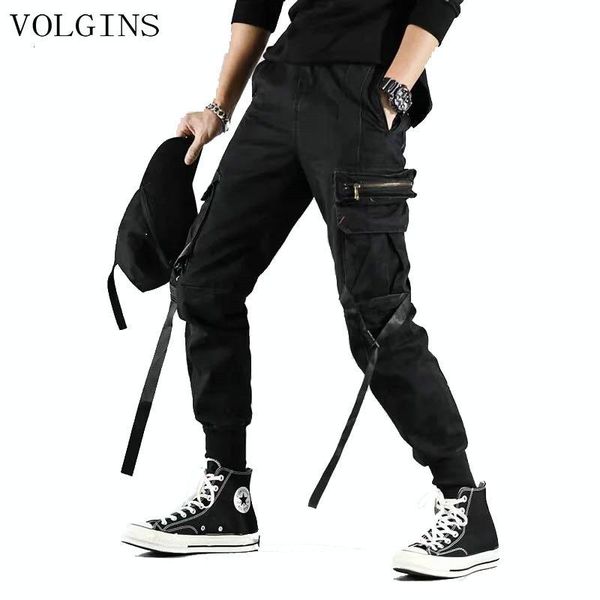 men's pants multi-pocket hip hop streetwear joggers 2021 men cotton ribbon black cargo pant trousers elastic waist
men's pants multi-pocket hip hop streetwear joggers 2021 men cotton ribbon black cargo pant trousers elastic waist