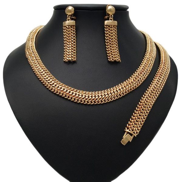 earrings & necklace yulaili vintage chain dangle bracelet african jewelry sets wedding party costume accessories for women, Silver
earrings & necklace yulaili vintage chain dangle bracelet african jewelry sets wedding party costume accessories for women, Silver
