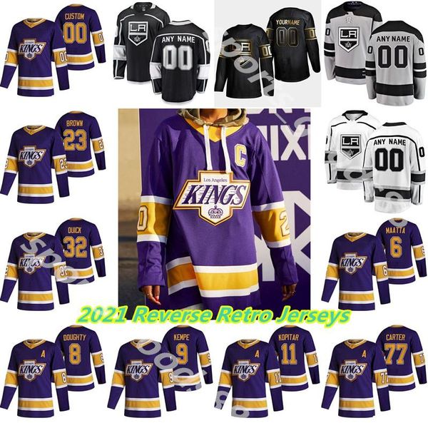 la los angeles kings 2021 reverse retro jersey anze kopitar 55 quinton byfield drew doughty brown iafallo carter jonathan quick toffoli 06, Black;red
la los angeles kings 2021 reverse retro jersey anze kopitar 55 quinton byfield drew doughty brown iafallo carter jonathan quick toffoli 06, Black;red