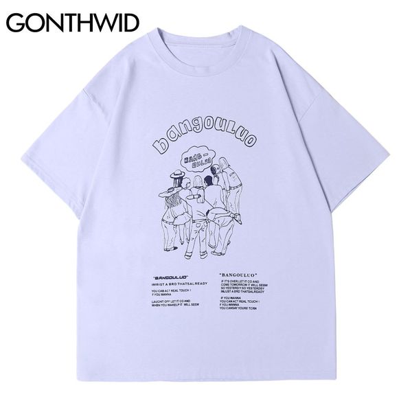 gonthwid tees shirts hip hop men streetwear cartoon print t-shirts casual harajuku summer cotton loose short sleeve tshirts c0315, White;black
gonthwid tees shirts hip hop men streetwear cartoon print t-shirts casual harajuku summer cotton loose short sleeve tshirts c0315, White;black