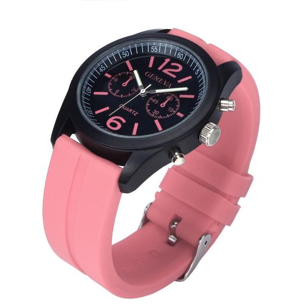 wristwatches fashion women watch simple pink silicone band analog quartz wrist watches exquisite ladies gift accessories relogio feminino, Slivery;brown
wristwatches fashion women watch simple pink silicone band analog quartz wrist watches exquisite ladies gift accessories relogio feminino, Slivery;brown