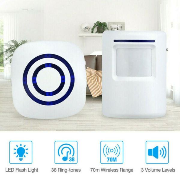 webcams sensor doorbell wireless door bell motion detector gate chime alert alarm
webcams sensor doorbell wireless door bell motion detector gate chime alert alarm