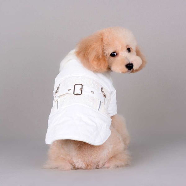 chicdog2015 new pet winter dog cotton padded with hat thickened warm cloth