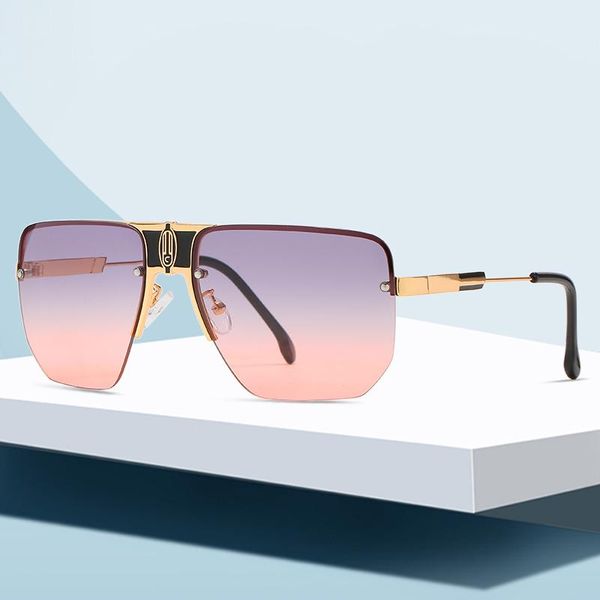 sunglasses vintage rimless women trimming lens eyewear rivets frameless sun glasses for ladies gradient 2021 summer, White;black
sunglasses vintage rimless women trimming lens eyewear rivets frameless sun glasses for ladies gradient 2021 summer, White;black