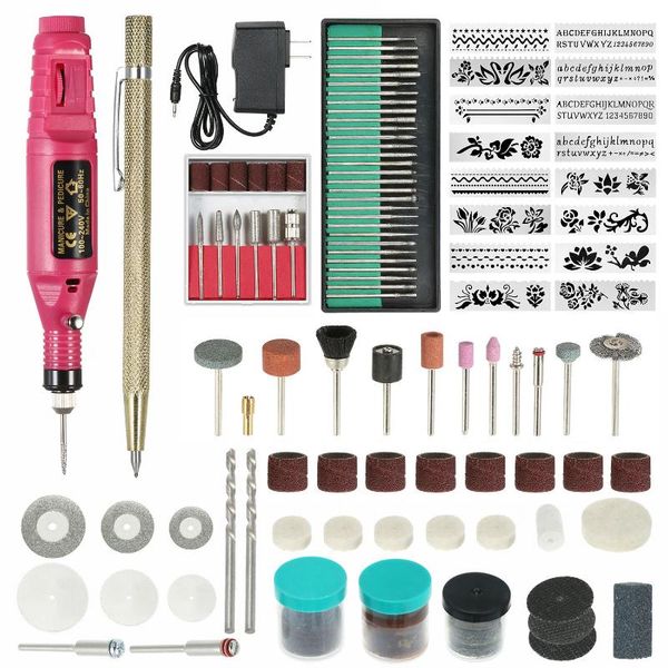 nail art kits 141pcs electric drill buffer kit 220v micro engraver pen mini diy vibro engraving tool portable polish machine(eu plug)
nail art kits 141pcs electric drill buffer kit 220v micro engraver pen mini diy vibro engraving tool portable polish machine(eu plug)