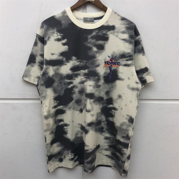 men's t-shirts loose cactus jack t-shirt men women 1:1 tie dye short sleeve travis scotees washed vintage made old t shirt, White;black
men's t-shirts loose cactus jack t-shirt men women 1:1 tie dye short sleeve travis scotees washed vintage made old t shirt, White;black