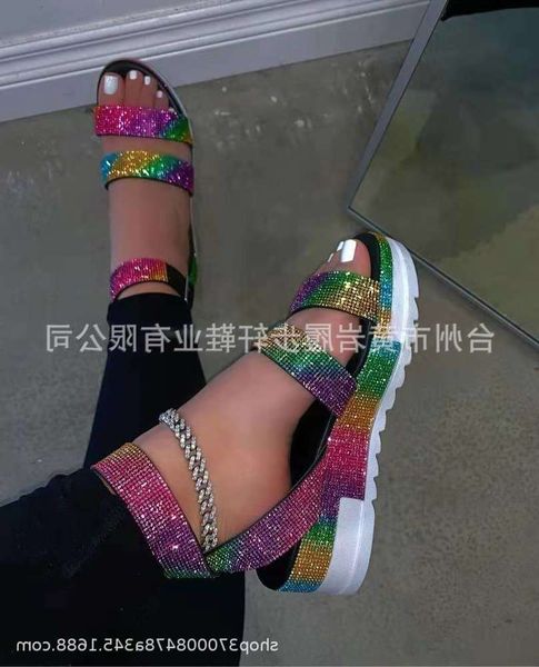 Casual shoes New 2020 summer large Roman round head diamond sandals for women G1D1, Color
Casual shoes New 2020 summer large Roman round head diamond sandals for women G1D1, Color