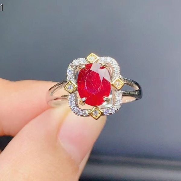 cluster rings natural burning ruby gemstone fashion ring for women real 925 sterling silver fine jewelry, Golden;silver
cluster rings natural burning ruby gemstone fashion ring for women real 925 sterling silver fine jewelry, Golden;silver