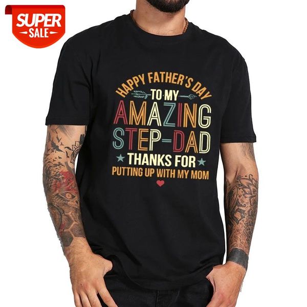 happy father's day to my amazing step dad thanks for putting up with my mom t-shirt digital print 100% cotton tee #yq6y, White;black
happy father's day to my amazing step dad thanks for putting up with my mom t-shirt digital print 100% cotton tee #yq6y, White;black