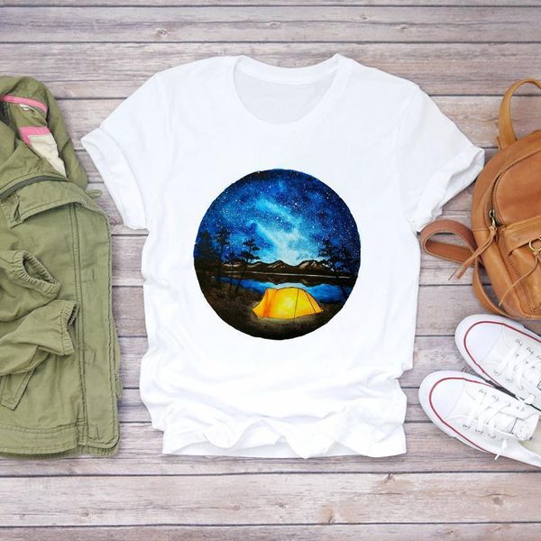 women mountain space camping fashion cartoon print clothing summer shirt t-shirts t graphic female ladies womens tee t-shirt, White
women mountain space camping fashion cartoon print clothing summer shirt t-shirts t graphic female ladies womens tee t-shirt, White