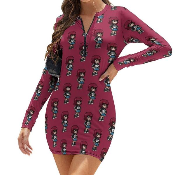 casual dresses scopilgrim dress long sleeve holiday bodycon girls patterns spandex soft one-piece, Black;gray
casual dresses scopilgrim dress long sleeve holiday bodycon girls patterns spandex soft one-piece, Black;gray
