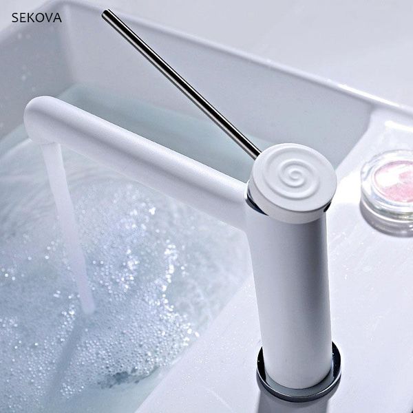 bathroom sink faucets basin faucet white paint brass and cold mixer long handle deck mounted water tap black paint/chrome plated 3 choice
bathroom sink faucets basin faucet white paint brass and cold mixer long handle deck mounted water tap black paint/chrome plated 3 choice