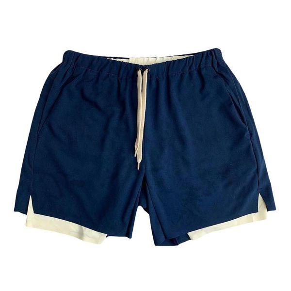 men's shorts 2021 double-layer american casual fitness training short pants breathable summer elastic waist solid, White;black
men's shorts 2021 double-layer american casual fitness training short pants breathable summer elastic waist solid, White;black