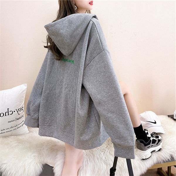 hoodies spring and autumn mini brushed hoodie women's minority design sense korean 2021 versatile loose large coat, Black
hoodies spring and autumn mini brushed hoodie women's minority design sense korean 2021 versatile loose large coat, Black