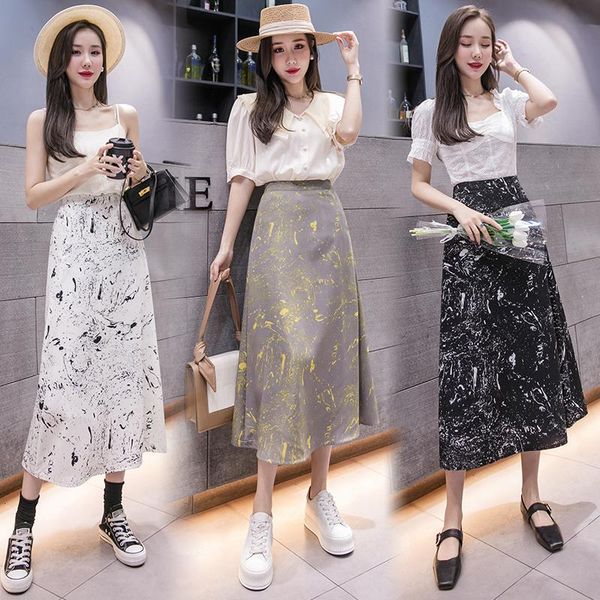 skirts female in the summer of 2021 long show thin covering hip hang down feeling tall waist a word skirt, Black
skirts female in the summer of 2021 long show thin covering hip hang down feeling tall waist a word skirt, Black
